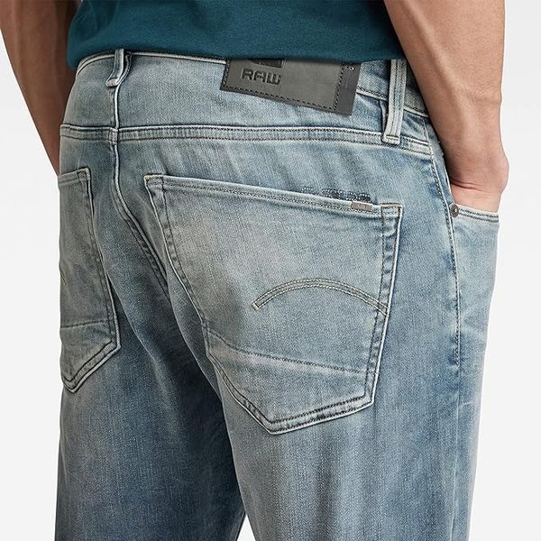 Чоловічі джинси G-Star RAW 3301 Skinny Elto chrome superstretch, 34/30 8720346502823 фото