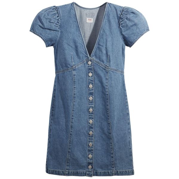 Levi's Erin Mini Denim Dress Old 517 Blue M A3338-0000 M фото