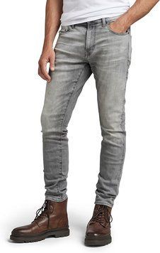 Чоловічі джинси G-Star RAW Revend FWD Skinny Elto black superstretch, 38W/36L 8719772227912 фото