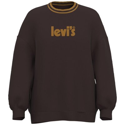 Levi's Graphic Prism Crew Crew Fuzzy Poster Lo Brown S A0888-0050 S фото