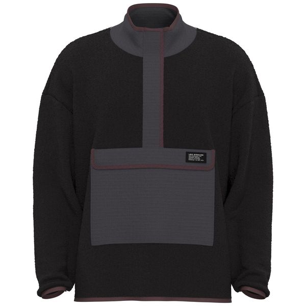 Levi's Polar Fleece Mock Neck Arctic Black Aga L A3301-0000 фото