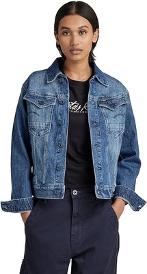 Джинсовка женская G-Star RAW Arc 3D Jacket Burten stretch denim, XXS 8719772483073 фото