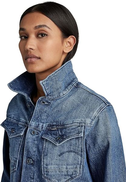 Джинсовка женская G-Star RAW Arc 3D Jacket Burten stretch denim, XXS 8719772483073 фото