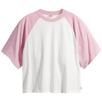Жіноча футболка Levi's Pl Throwback Baseball T Prism Pink XL A3434-0001 XL 5401043299782 XL фото