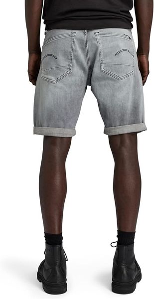 Мужские джинсовые шорты G-Star RAW 3301 Slim Short Elto black superstretch, 31 8719772866432 фото