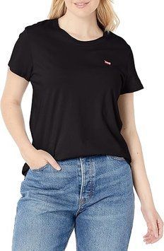 Жіноча футболка Levi's THE PERFECT TEE 501 BLUES TEE CAVIAR GR XXS 17369-1920 XXS 5401043299508 XXS фото