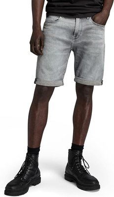 Чоловічі джинсові шорти G-Star RAW 3301 Slim Short Elto black superstretch, 33 8719772866456 фото