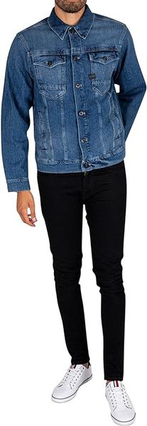 Джинсовка чоловіча G-Star RAW Arc 3D Jacket Burten stretch denim, XL 8719772542985 фото