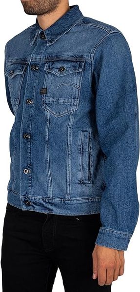 Джинсовка чоловіча G-Star RAW Arc 3D Jacket Burten stretch denim, XL 8719772542985 фото