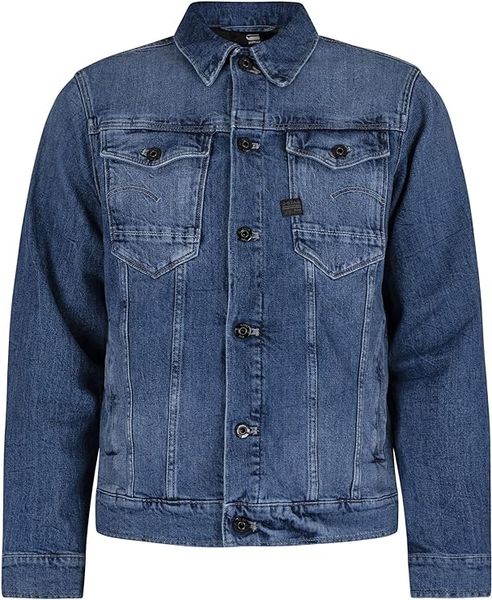 Джинсовка чоловіча G-Star RAW Arc 3D Jacket Burten stretch denim, XL 8719772542985 фото