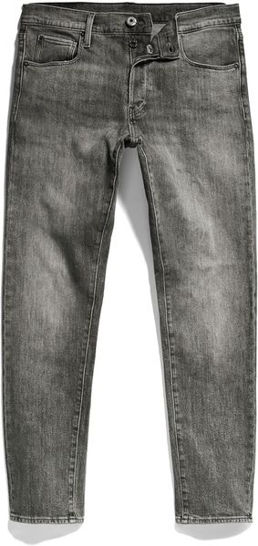 Чоловічі джинси G-Star RAW 3301 Straight Tapered Burten black stretch denim, 34/34 8719772498572 фото