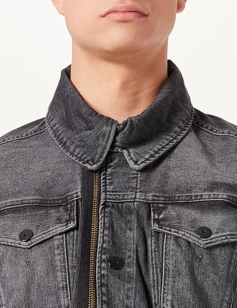 Джинсовка чоловіча G-Star RAW Flight combat jacket Relz black denim o, M 8719772905643 фото