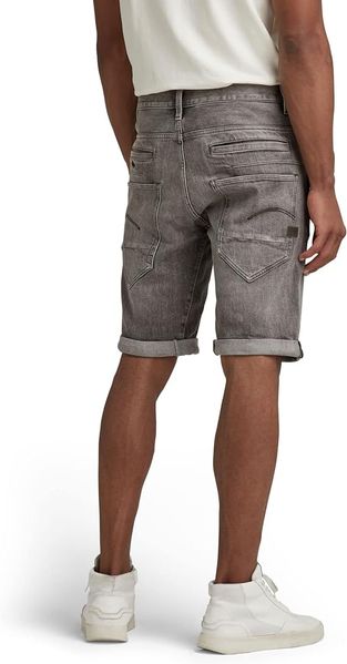 Мужские джинсовые шорты G-Star RAW D-Staq 3D short Burten black stretch denim, 28 8720346210216 фото