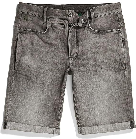 Чоловічі джинсові шорти G-Star RAW D-Staq 3D short Burten black stretch denim, 28 8720346210216 фото