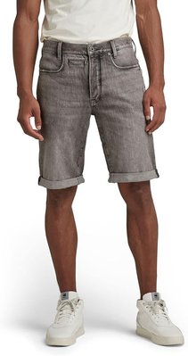 Мужские джинсовые шорты G-Star RAW D-Staq 3D short Burten black stretch denim, 29 8720346210223 фото