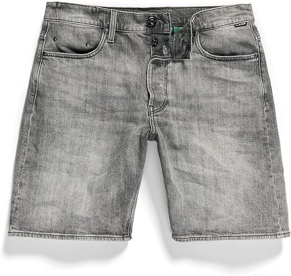 Чоловічі джинсові шорти G-Star RAW Triple A Short Burten black stretch denim, 28 8719772897337 фото