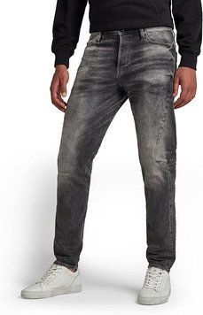 Чоловічі джинси G-Star RAW Scutar 3D Slim Tapered Elto black stretch denim, 36W/38L 8719769815580 фото
