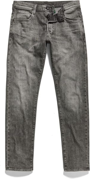 Чоловічі джинси G-Star RAW 3301 Slim Burten black stretch denim, 32/29 8719772495694 фото